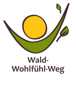 Logo und Plakette Wald Wohlfuehl Weg